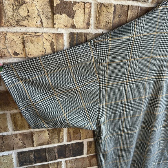 ASOS Plaid Blouse with Yellow Accents - Picture 4 of 5